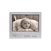 HELLO LITTLE ONE Beaded 4x6 Frame | Mariposa Photo Frames