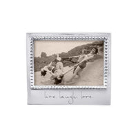 LIVE. LAUGH. LOVE. Beaded 4x6 Frame | Mariposa Photo Frames