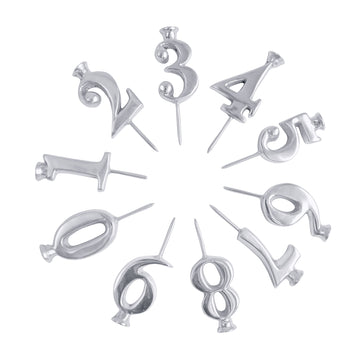 Number Candle Holder Set