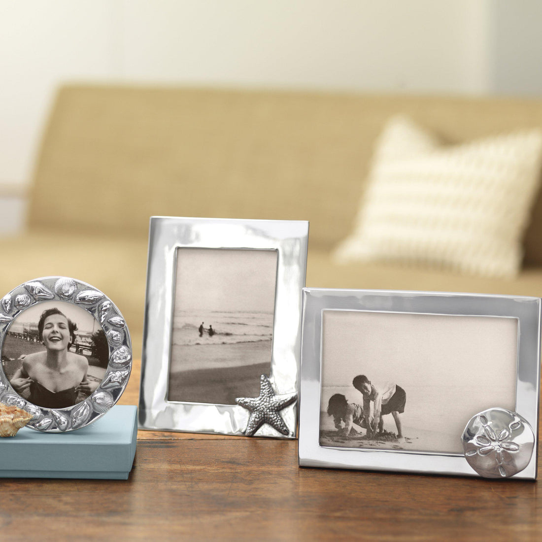 Mariposa Indigo Blue Faux Grasscloth Frame, 5" X 7" | Bloomingdale's