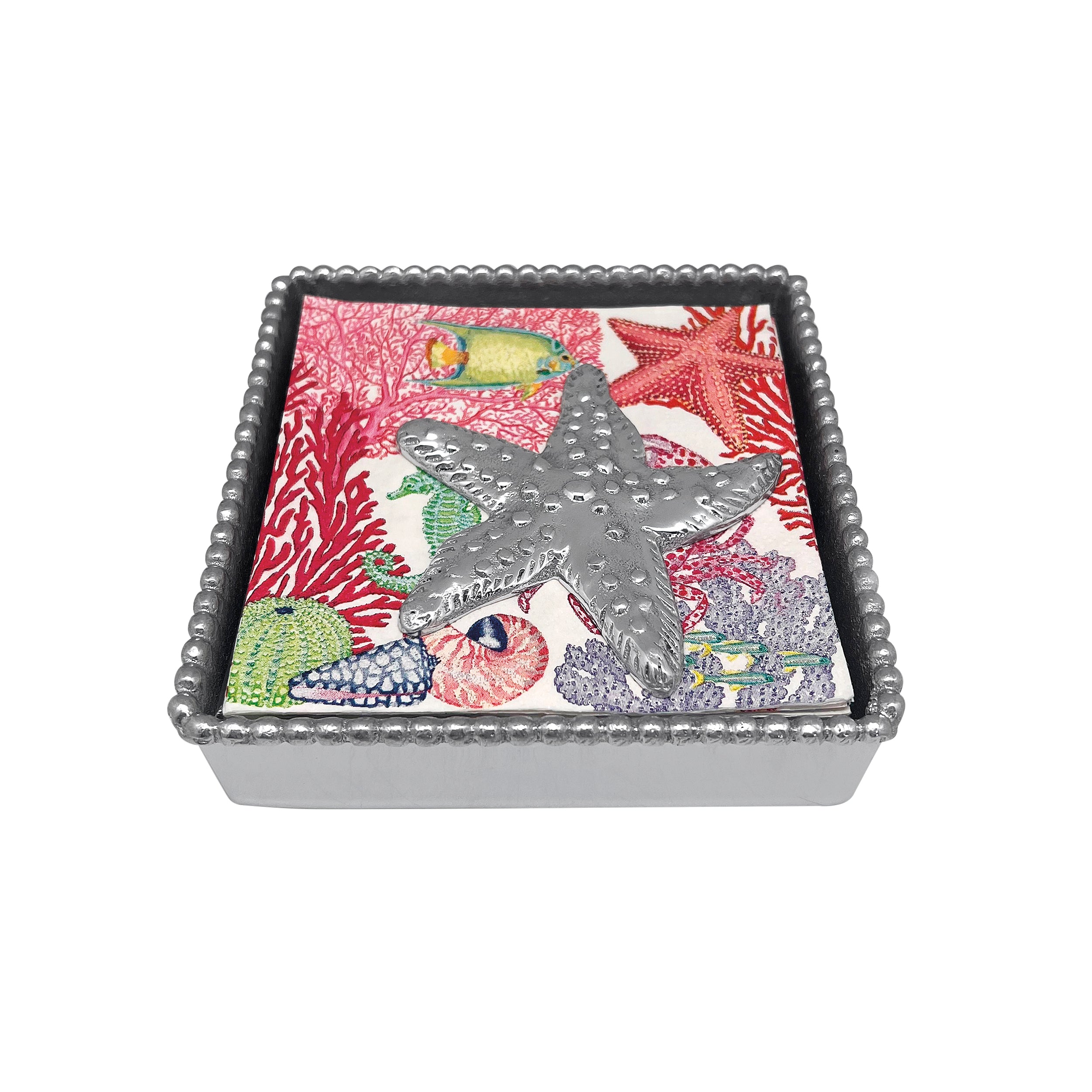 Mariposa Napkin Box Wieght Set 3441-C Spiny Starfish Napkin Box - Digs N Gifts
