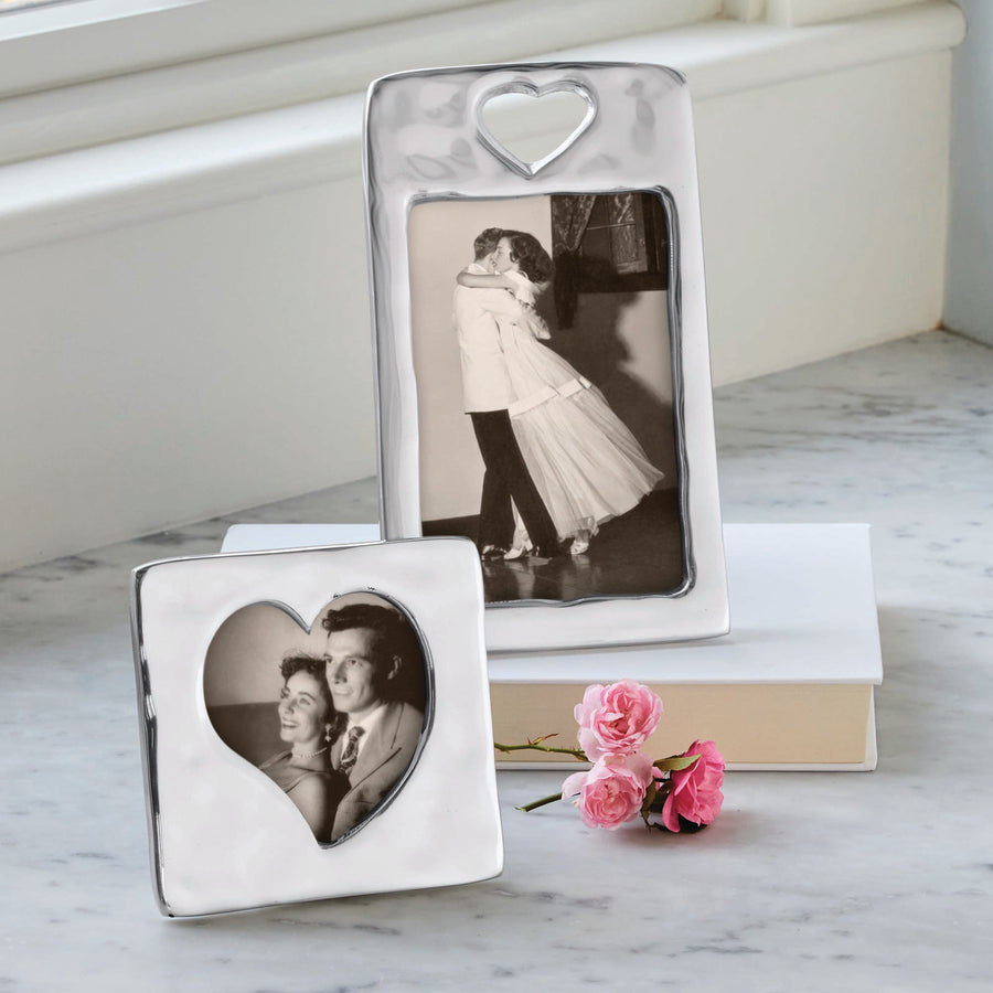 Small Square Open Heart Frame-Photo Frames | Mariposa