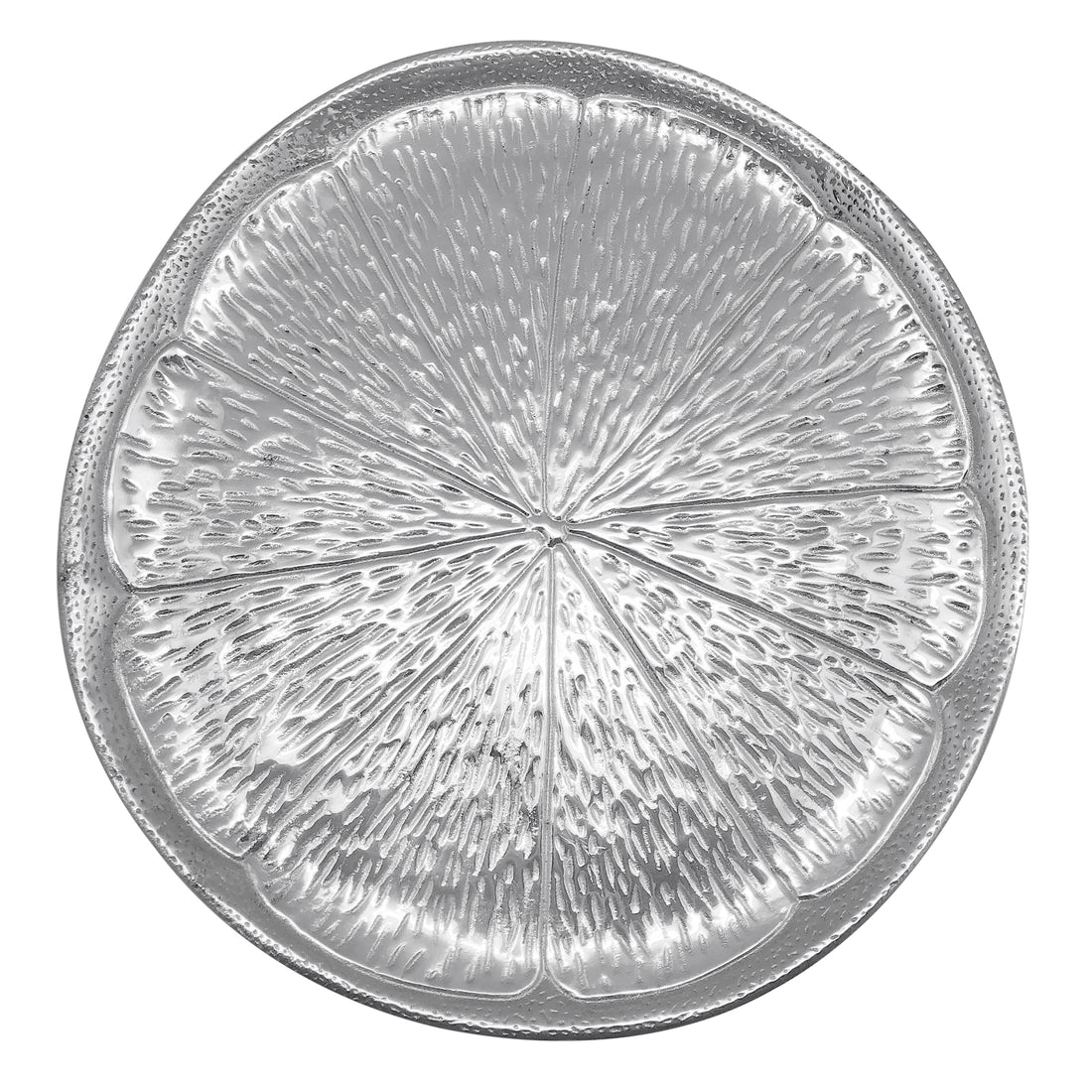 Citrus Slice Metal platter- | Mariposa