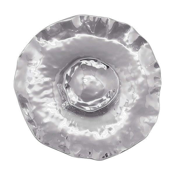 Shimmer Round Chip and Dip | Mariposa Serving Trays and More