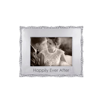 HAPPILY EVER AFTER Pearl Drop 5x7 Frame- | Mariposa