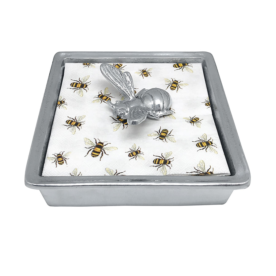 Honeybee Napkin Box-Napkin Boxes and Weights | Mariposa