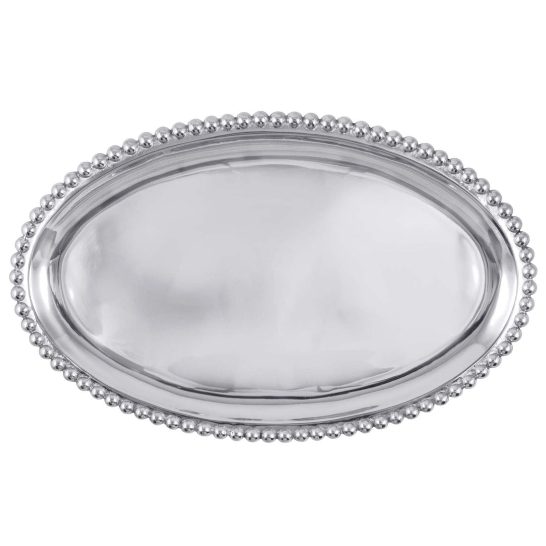 Pearled Large Oval Platter | Mariposa Platters