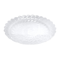 Alabaster White Large Scallop Rim Bowl | Mariposa