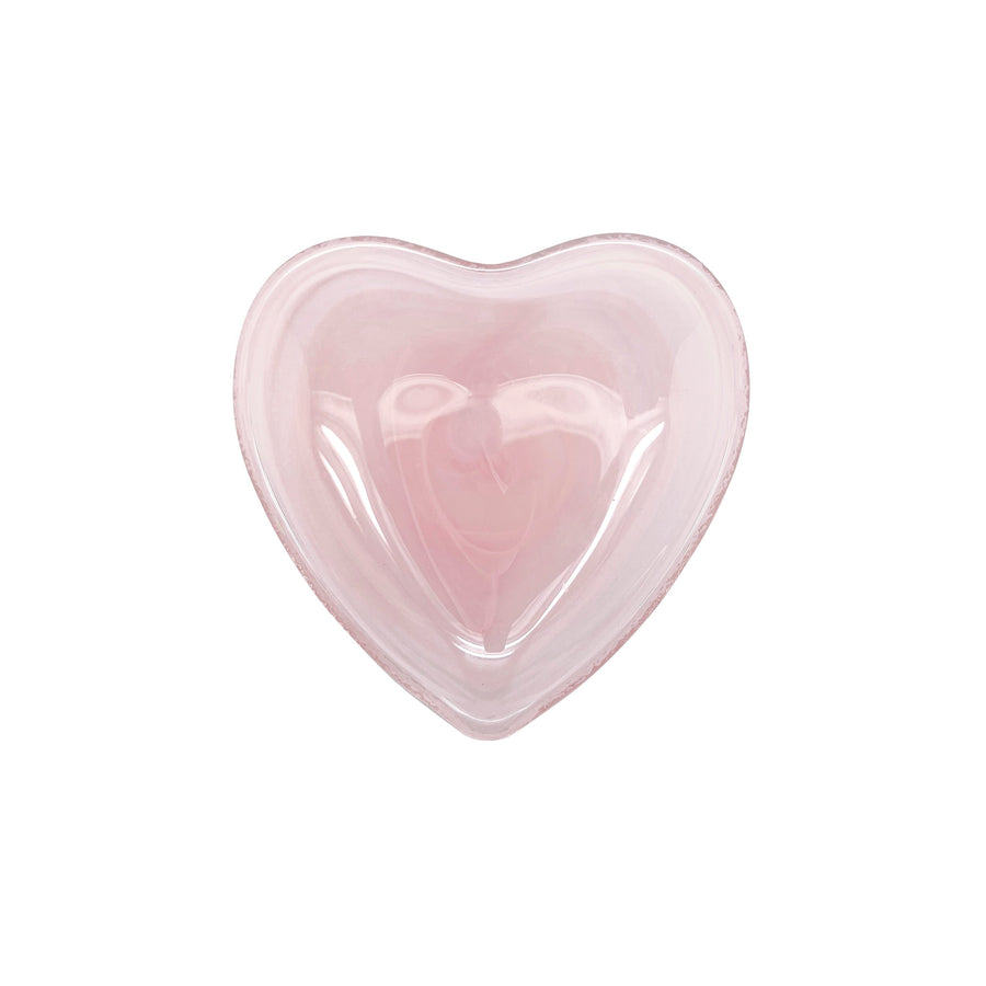 Alabaster Pink Heart Plate