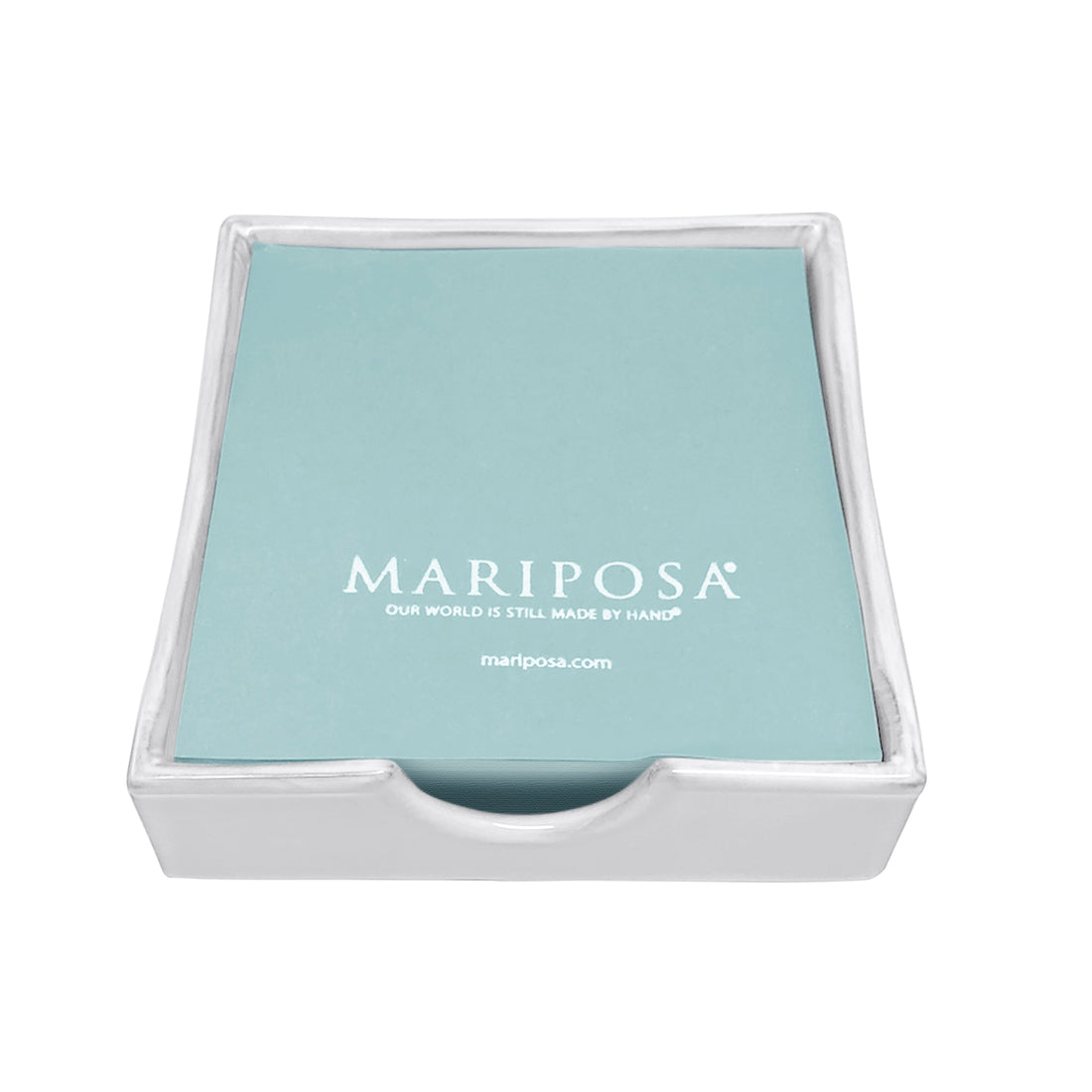Ceramic Napkin Box with Insert- | Mariposa
