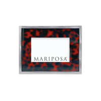 Tortoise with Metal Border 4x6 Frame- | Mariposa