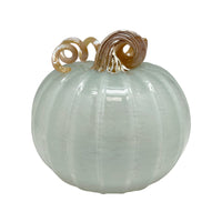 Teal Glass Large Pumpkin-Decorative Accessories | Mariposa