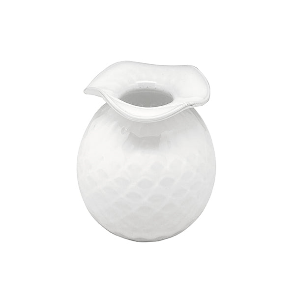 White Pineapple Texture Bud Vase- | Mariposa