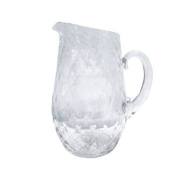 Clear Pineapple Textured Large Pitcher- | Mariposa