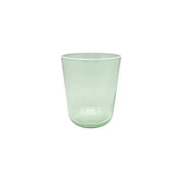Fine Line Light Green with White Rim Double Old-Fashioned Glass Set of 4