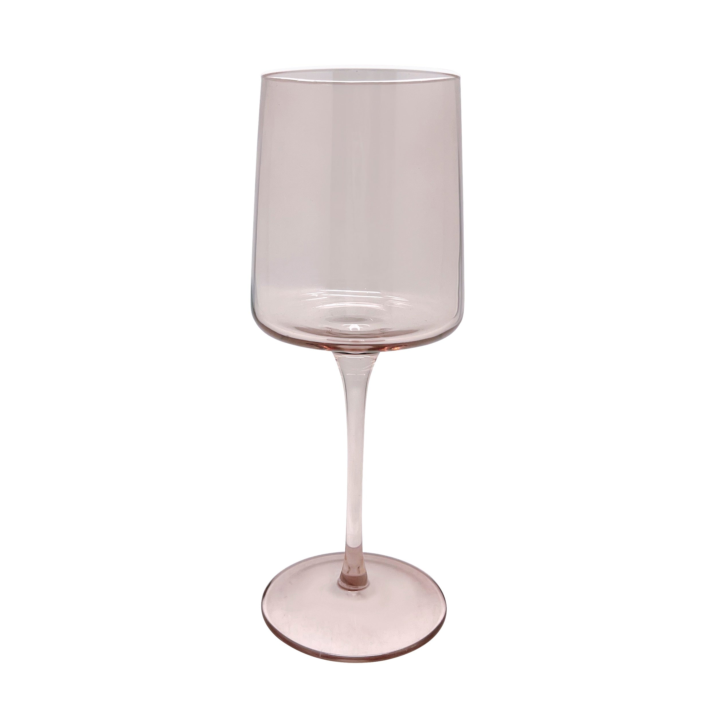 Fine Line Quartz with White Rim Wine Glass Set of 4 Mariposa