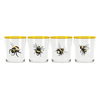 Bees' Knees Suite of 4 Double Old-Fashioned Glasses