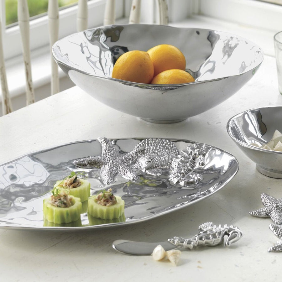 Oval Sea Server-Serving Trays and More-|-Mariposa