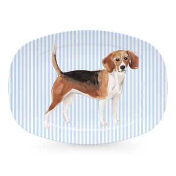 Best Friends Beagle Platter- | Mariposa