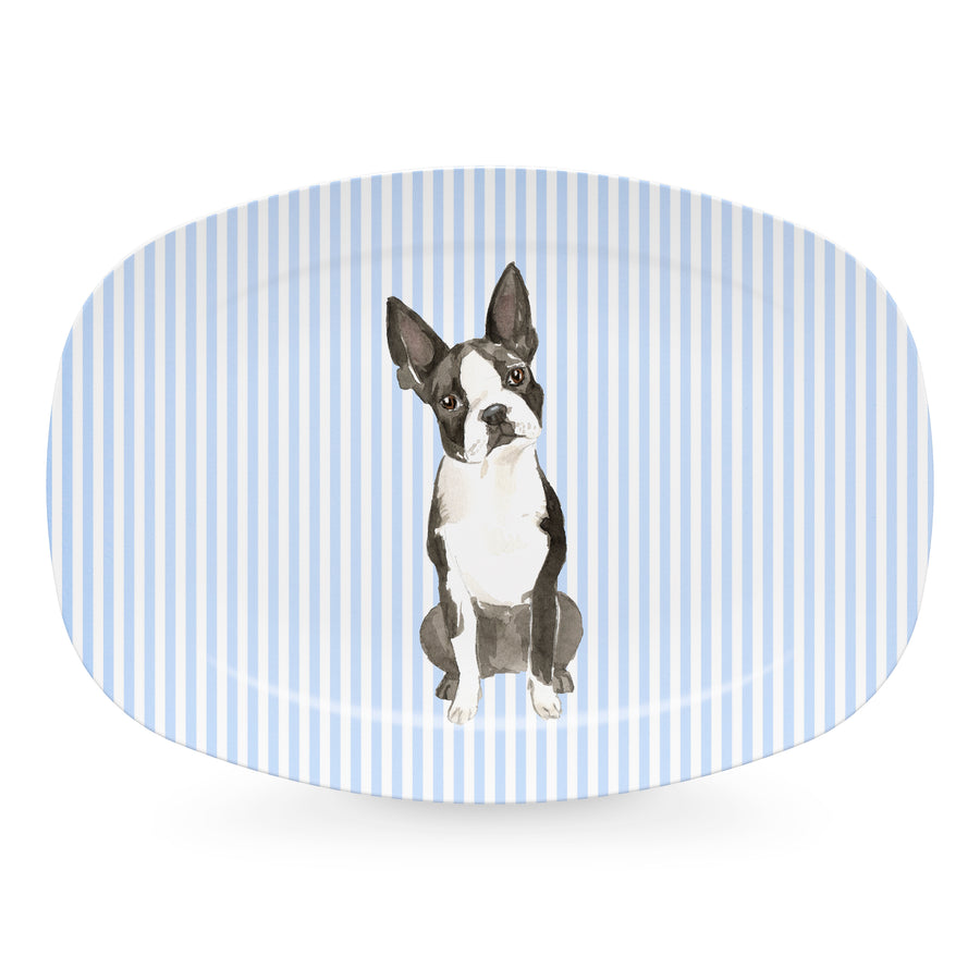 Best Friends Boston Terrier Platter- | Mariposa