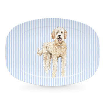 Best Friends Goldendoodle Platter- | Mariposa