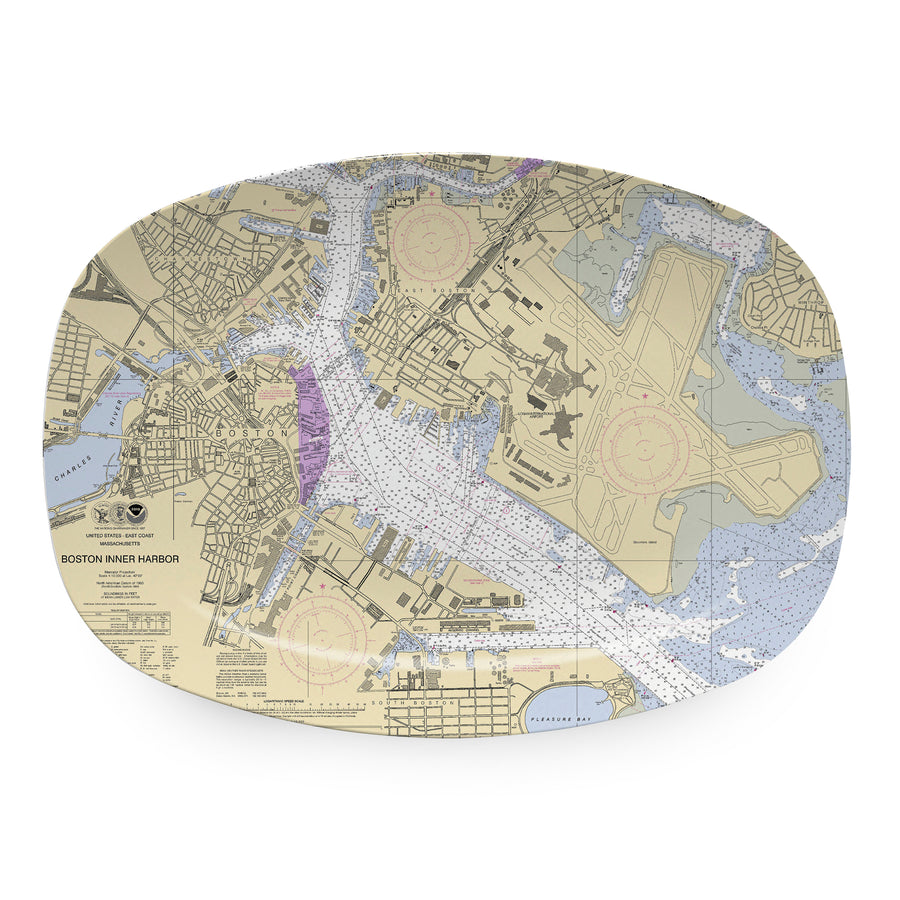 BOSTON Chart Platter- | Mariposa