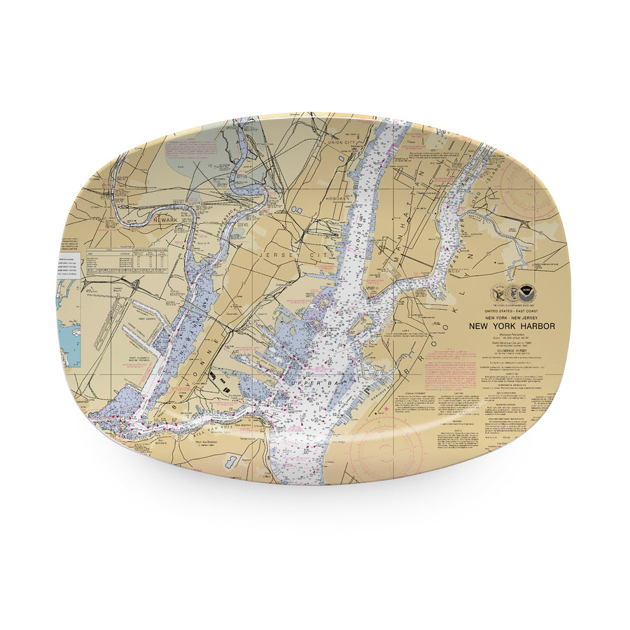 NEW YORK CITY Chart Platter- | Mariposa