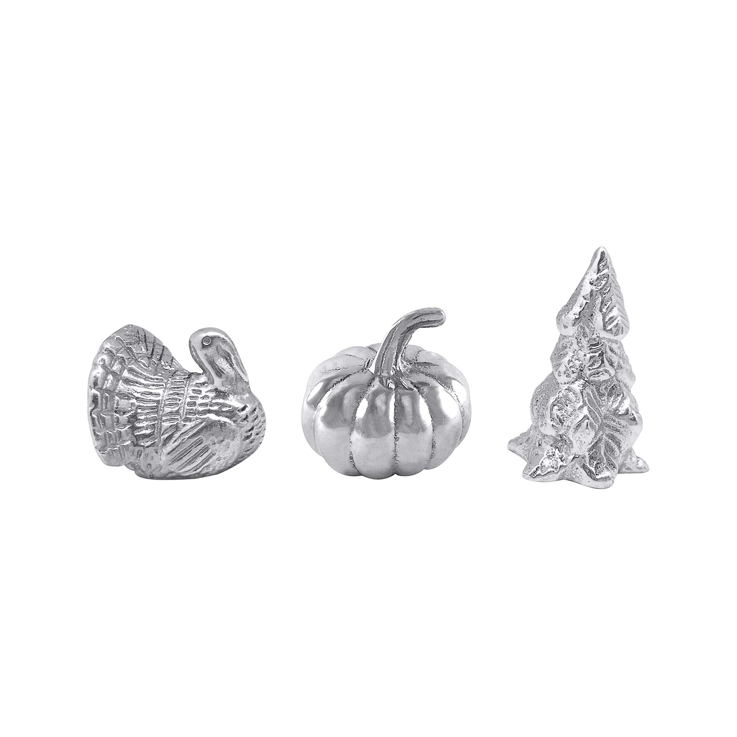 Turkey, Pumpkin, Tree Napkin Weight Set of 3