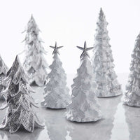 White Ceramic Large Tree with Star-Decorative Accessories | Mariposa